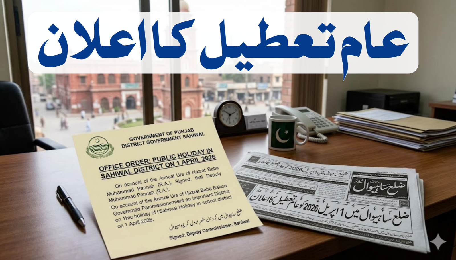 Public Holiday Announced