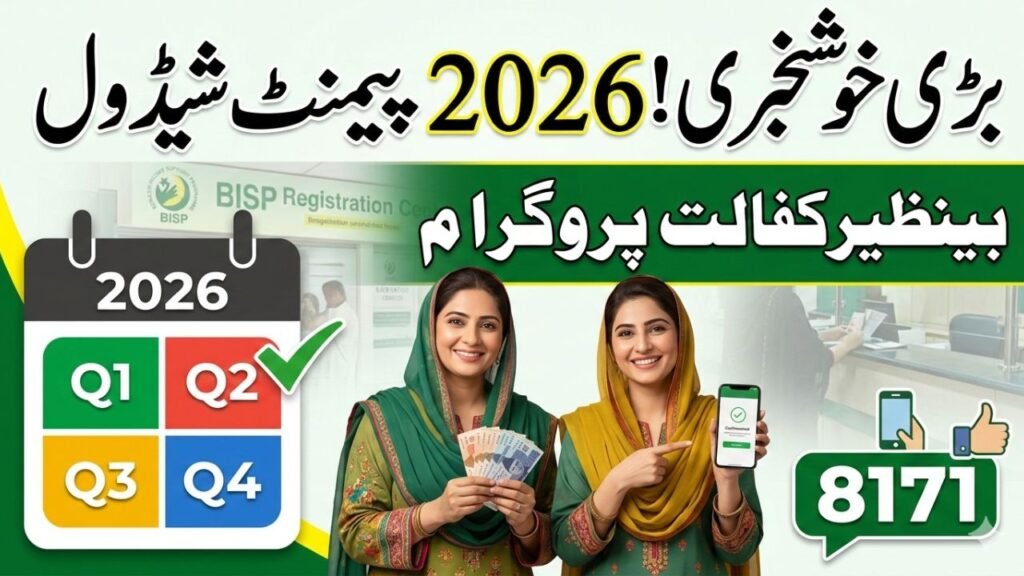 Benazir Kafaalat Payment Schedule 2026