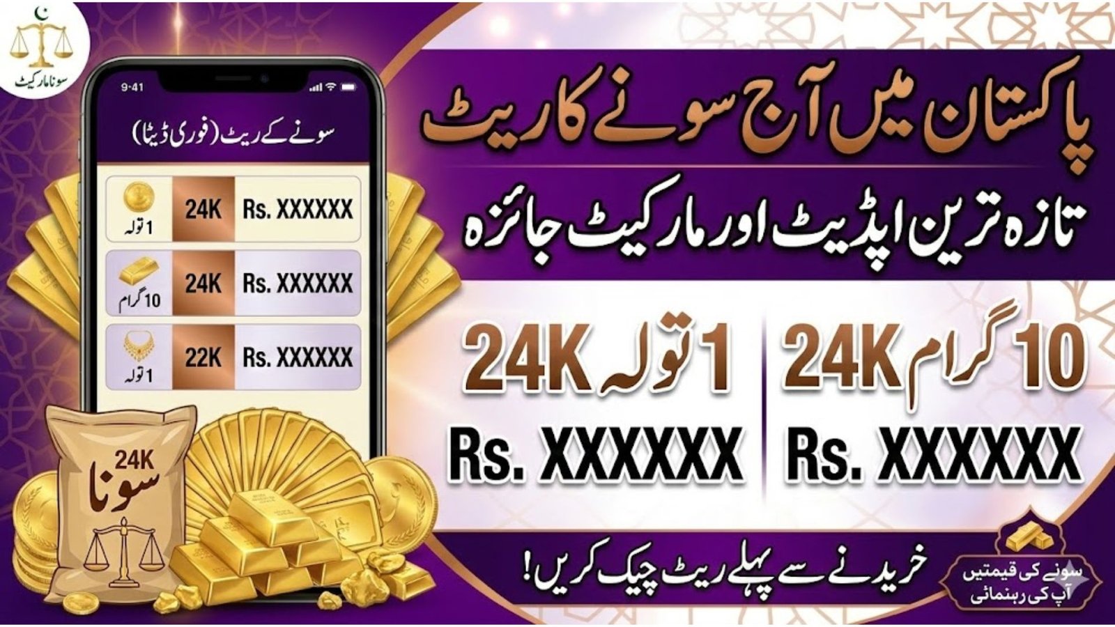 Today Gold Rate in Pakistan