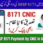 Check BISP 8171 Payment by CNIC in April